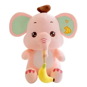 Elephant plush toy, cute little elephant doll, medium-sized stuffed toy for sleeping, mini gift