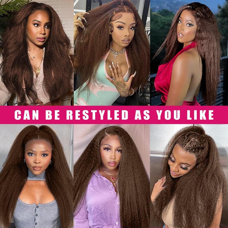 Brown Kinky Straight Bundles Yaki Straight Human Hair Bundles Unprocessed Brazilian Virgin Hair Kinky Straight Human Hair For Black Women Brown Kinky Straight Bundles Yaki Straight Human Hair Bundles Unprocessed Brazilian Virgin Hair Kinky Straight Human Hair For Black Women