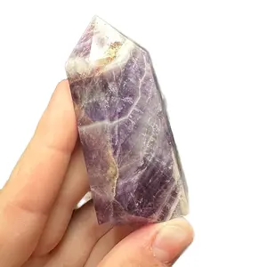 Chevron Amethyst Tower - A Unique Gemstone Tower crystals geode crystal rainbow stunning heal fluorite mineral