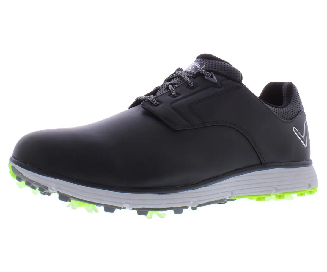 Callaway Men's La Jolla Lace-Up Spiked Golf Shoes - Athletic Sneaker Design with Superior Grip for Outdoor Sports, Sports Footwear