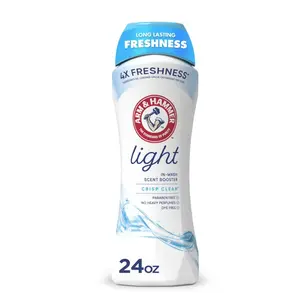 ARM & HAMMER Light In-Wash Scent Booster, Laundry Scent Booster Crisp Clean scent, 24 Oz