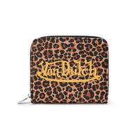 Leopard Zip-Up Wallet