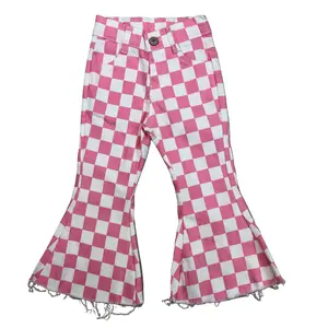 Girl Bell Bottom Jeans Girl Pants Gift Party Wear