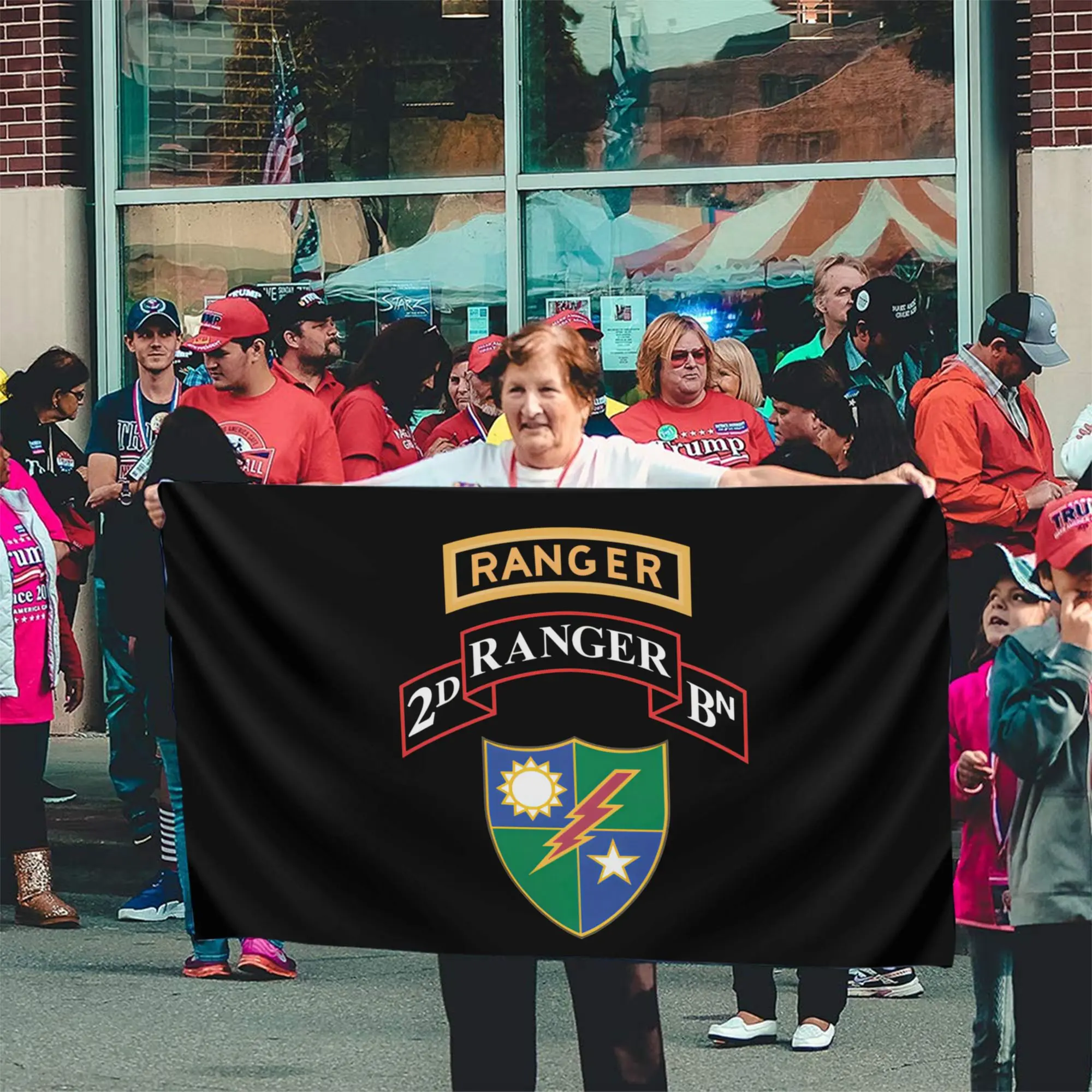 2nd Battalion 75th Ranger Regiment Flag 3' X 5' Indoor Outdoor Banner ...