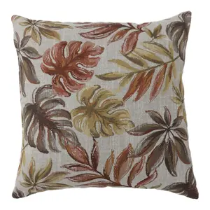 24/7 Shop At Home Isla Set of 2 Contemporary Red Fabric Throw Pillows for Living Room, Bedroom