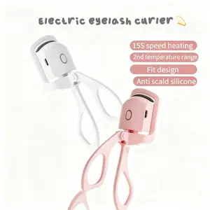 Lash Artist  Eyelash Curler, Women Makeup, Multi-Temp, Anti-Scald Silicone, Long-Lasting Curling, Portable anti-scald silicone Cosmetics Light Pink