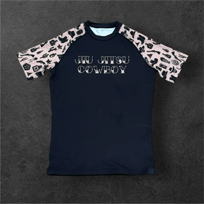 Jiu Jitsu Cowboy Rashgusuard Battle Fly