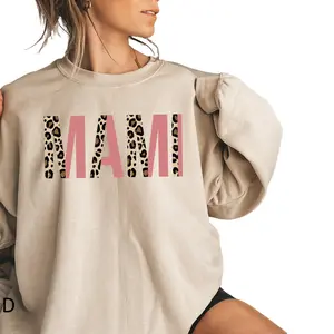 Mami Sweatshirt, Leopard Mami Sweatshirt, Mothers Day Gift, Cute Mami Sweatshirt, New Mom Gift, Mami Birthday Gift Idea, Gift For Mami I0T