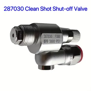 Clean Shot Shut-Off Valve Swivel Joint, Thread Spray Gun Paint Sprayer Adapter, 7/8-Inch 180 Degree Rotation, High Pressure Airless Paint Gun Painting Tools, Threaded Adapter,Designed for High Pressure Airless Paint Spray Gun Swivel Joint