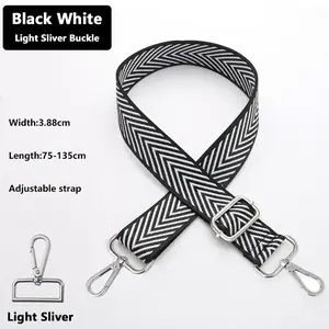 Adjustable Length Bag Strap Fashionable Full-colour Printing Women Messenger Belts Replacement Crossbody Handbag Shoulder Strap