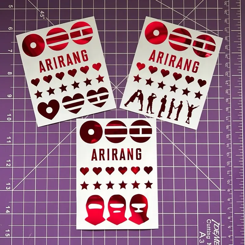 ARIRANG Lightstick Decal Set - 3 Variations