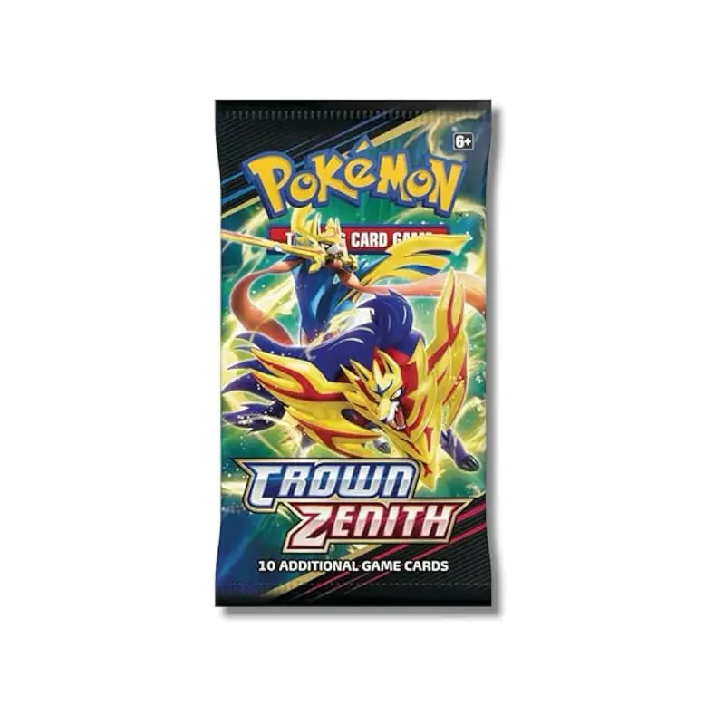 Pokmon TCG Crown Zenith Booster Pack - 10 Additional Game Cards Pokmon -  Sword & Shield Series - TikTok Shop