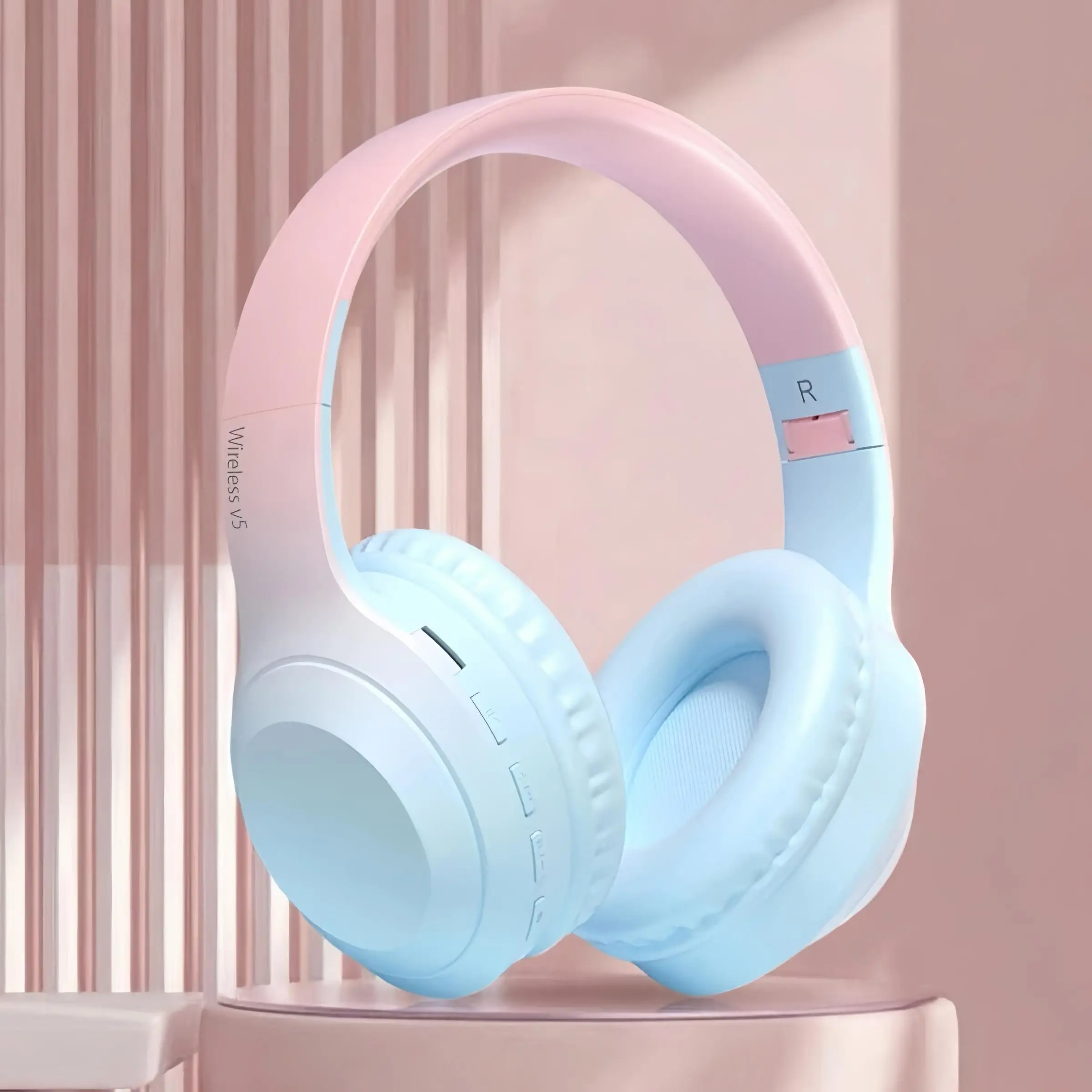 Wireless Headphones, Noise Cancelling Headphones with Built-in Microphone, Stereo Sound Wireless BT Headset for Mobile Phone, PC& Laptop Halloween/Chr