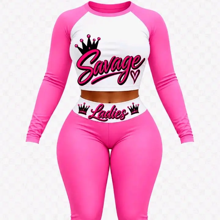 Women's Savage Patchwork 2-Piece Set