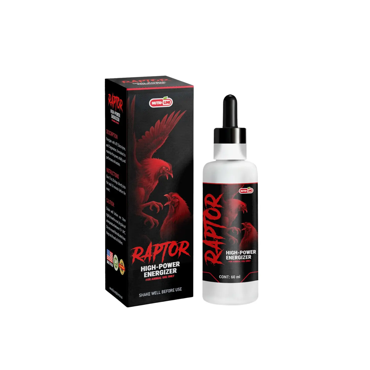 Rooster Nutritional Liquid Supplement, 60 mL