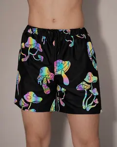 Kooky Chronicles Rainbow Reflective Baseball Shorts