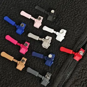 Universal Zipper Repair Kit for Quick and Easy Fixes, Removable Zipper Heads for Jackets, Luggage and Bags, Durable Replacement Zipper Slider for Crafts and Backpacks