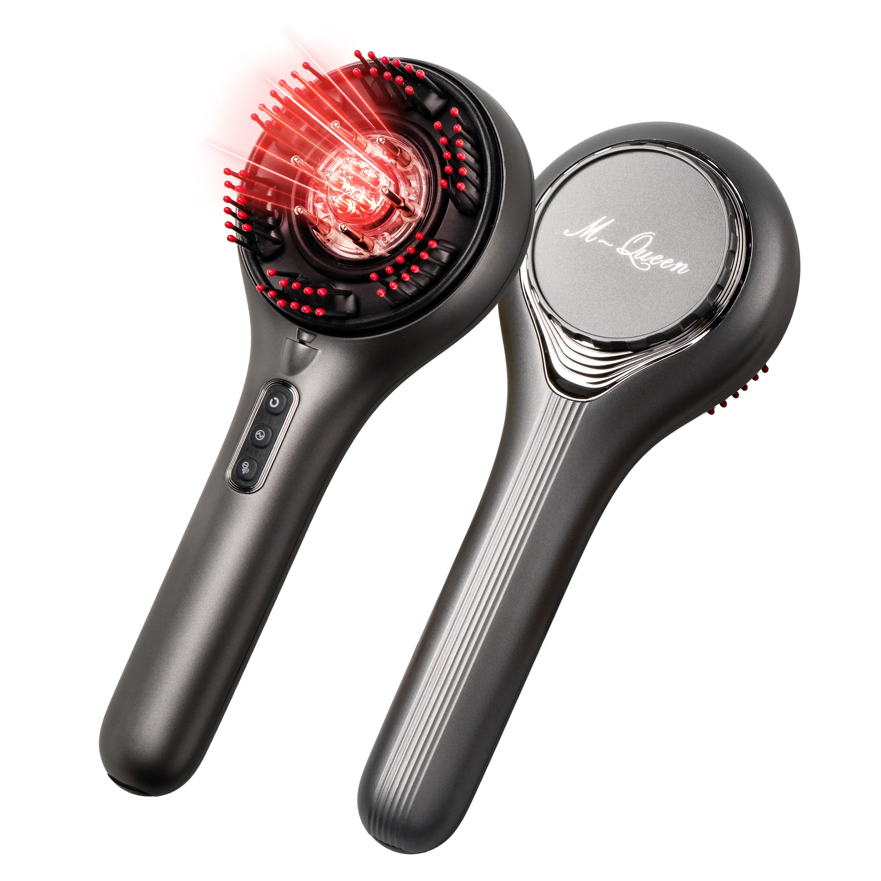 Scalp Massage Comb, Rechargeable Hair & Scalp Care Device with Gentle Vibration, Portable Beauty Tool for Daily Hair Care