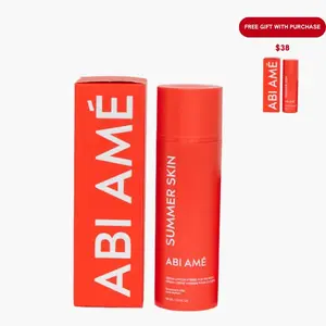 Summer Skin: hydrating body serum+lotion, lightweight body care Fragrance Free No Residue Sensitive Repair