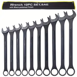 NEW Jumbo Combination Wrench Set Extra Large Sae Black oxide