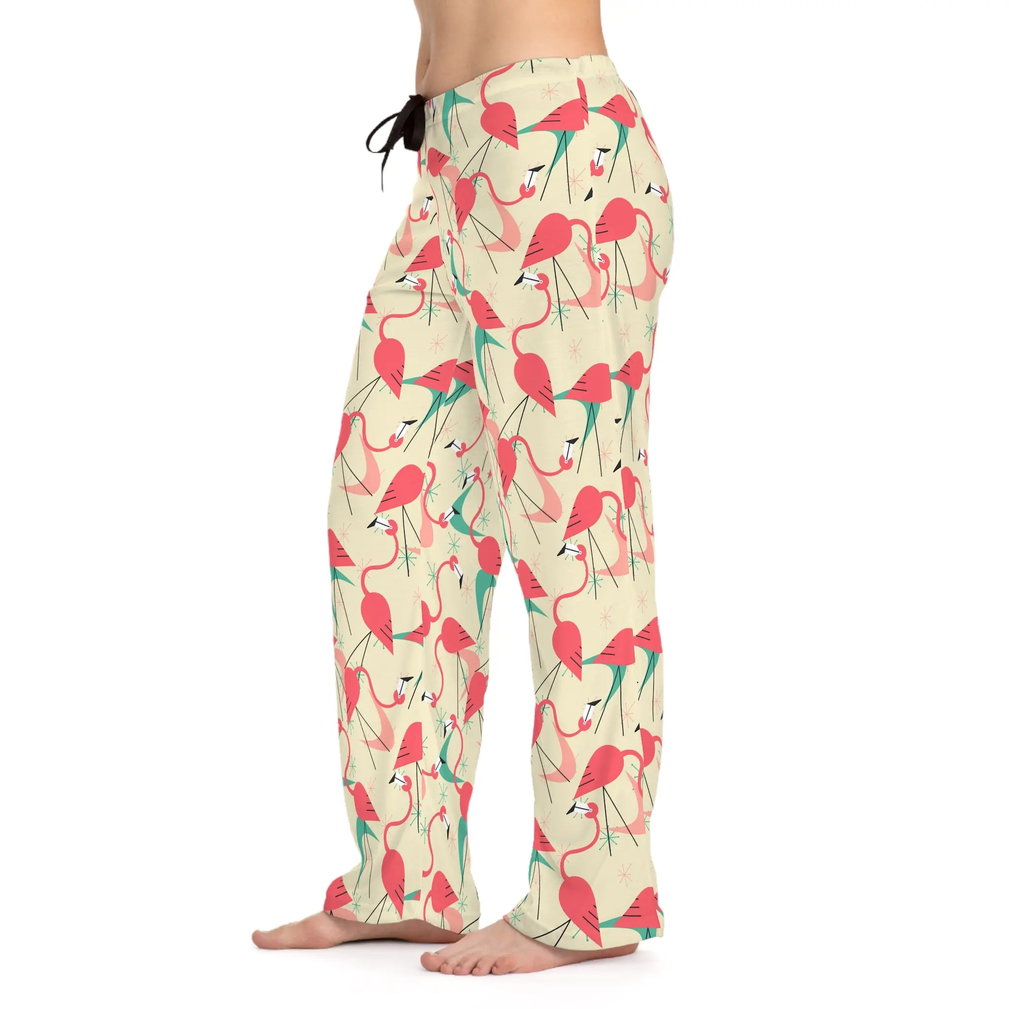 Tropical Flamingo Women's Pajama Pants - Cozy and Fun Loungewear Sleepwear