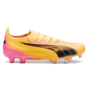 PUMA Womens Ultra Ultimate Firm GroundArtificial Ground Soccer Cleats Cleated, Firm Ground - Yellow
