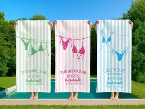 Bachelorette Towels, Last Toast on The Coast Beach Towel, Beach Bachelorette Party Gifts, Bachelorette Party Favors, Girls Trip 2026