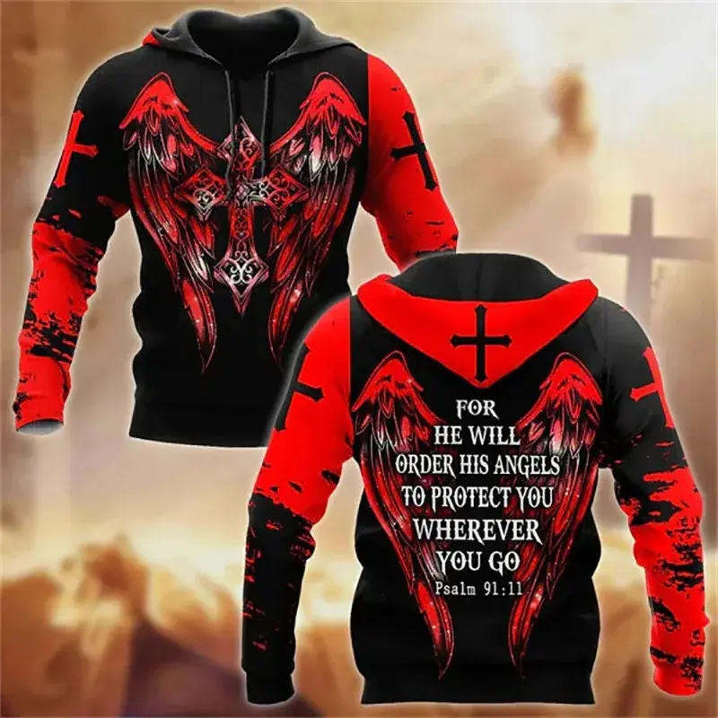 Men's 3D Graphic Print Pullover Hoodie, Knight Templar Armor Design, Customizable Oversized Polyester Long Sleeve Tops