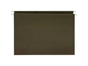 Business Source Hanging Folders w/o Tabs Letter 25/BX Green 26528
