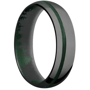 Zirconium + Polish , Polish Finish + Eastern Green