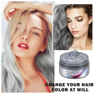 Hair Color Wax Temporary Styling Hair Wax, Easy To Wash, For Daily Styling, Can Mix Your Own Colours For Theme Carnival Festival, Halloween Dressing Party Use, Carnival/Mardi Gras/Masquerade