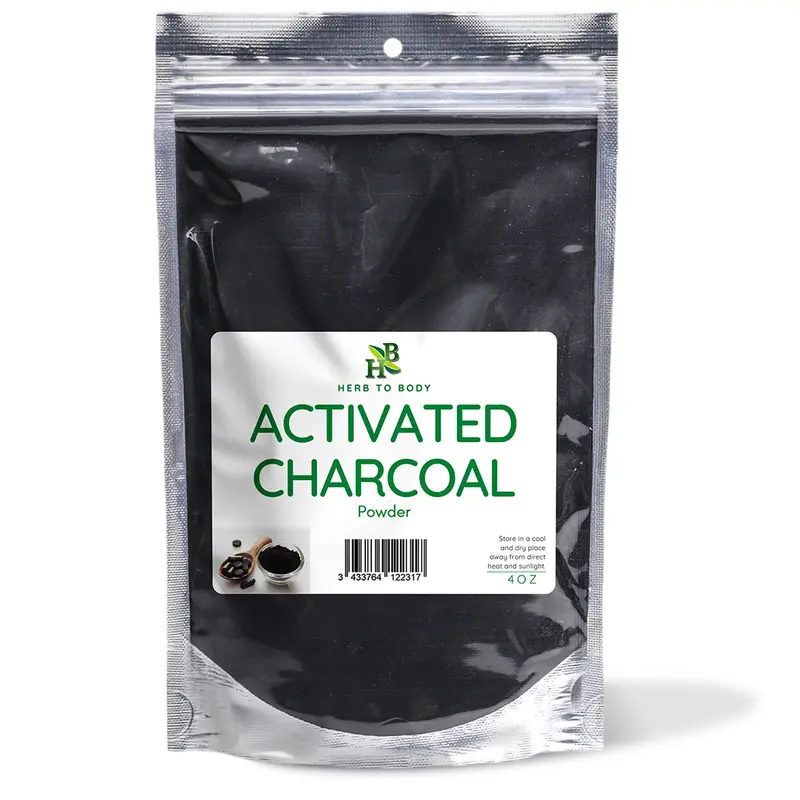 Activated Charcoal Powder - 4oz & 1 lb | Herb To Body