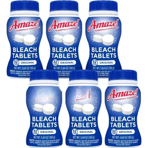 Ultra Concentrated  Tablets [6 bottles] -  Scent - for Laundry, Toilet, and Multipurpose  Cleaning. No Splash Liquid  Alternative