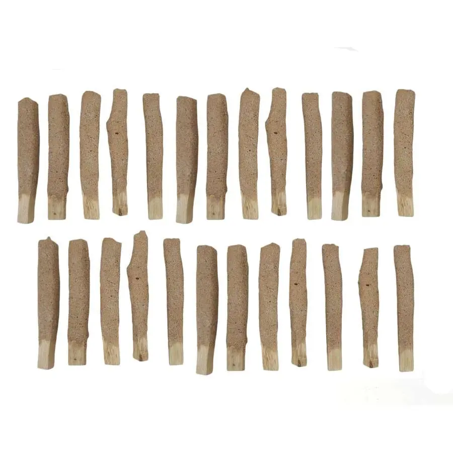 Frankincense Myrrh Dipped Palo Santo Sticks 25 Pack — Sacred Resin Smudge Bundle