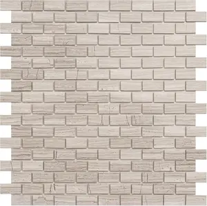 Peel and Stick Stone Backsplash, 5-Sheet Peel and Stick Stone Tiles 3D Marble Look Stick on Backsplash for Kitchen Fireplace