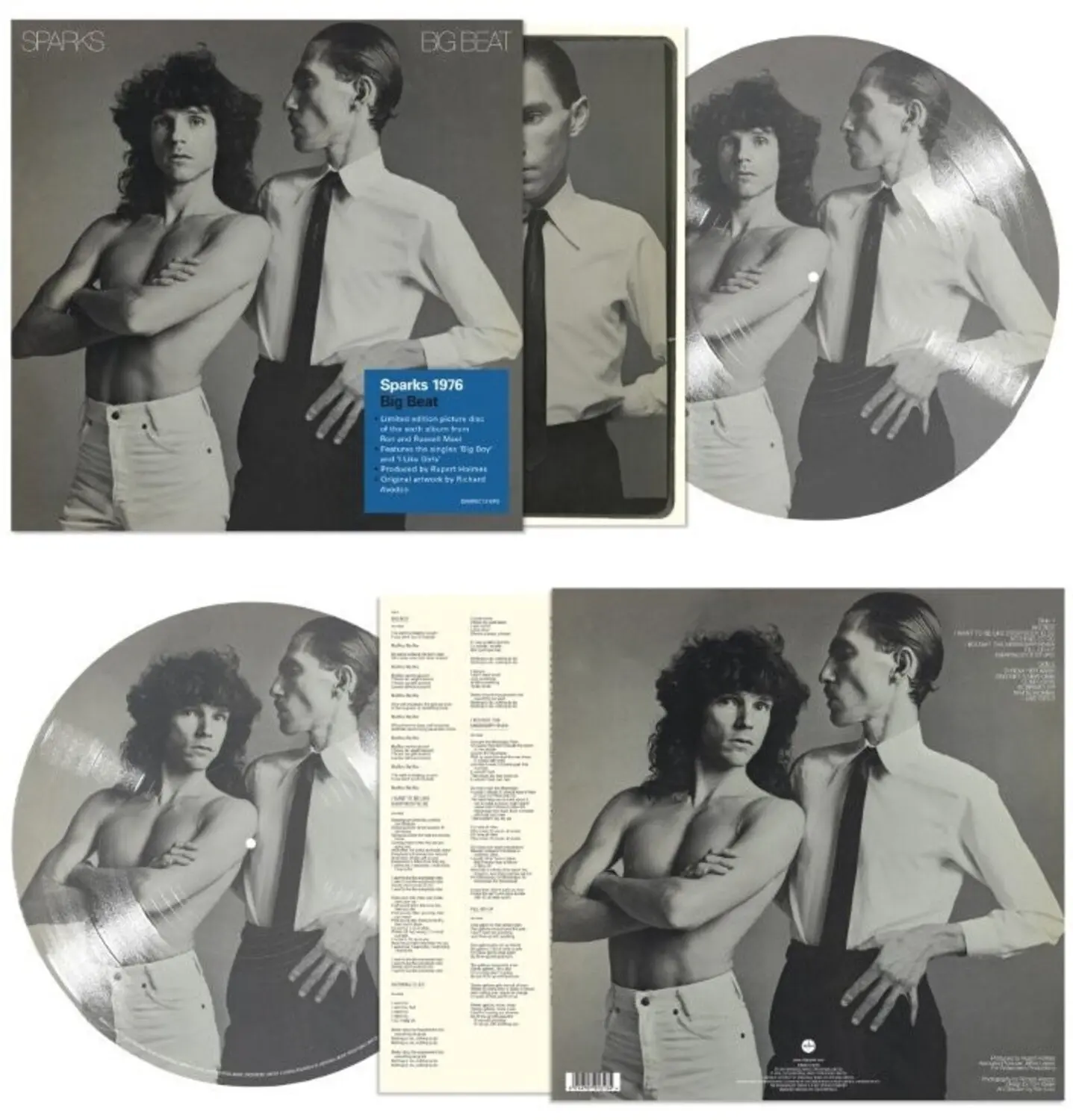 Sparks - Big Beat: 50th Anniversary - Limited Picture Disc  [VINYL RECORD - LP] Ltd Ed, Picture Disc, UK - Import