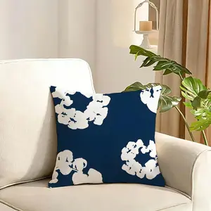 Tears D-Denim T-Tears Cushion Cover Plush Reversible Pillow Cover: Perfect for Car Rides, Sofa Lounging, Bedroom Relaxation & More A Thoughtful Gift for Loved Ones!
