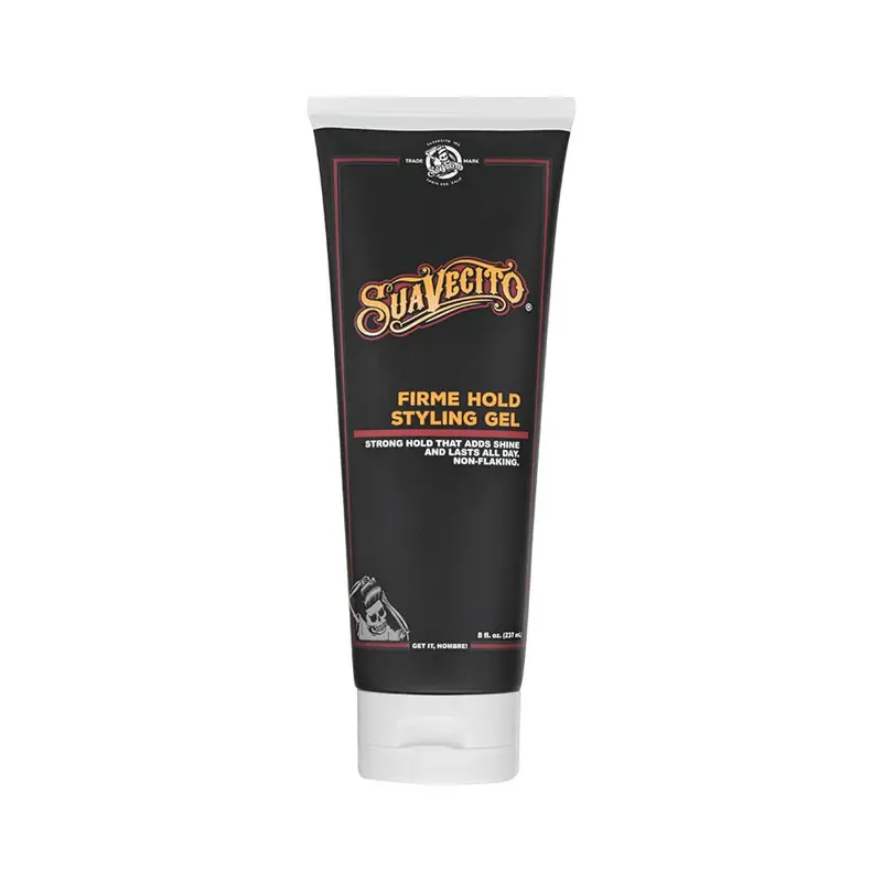Suavecito Firme Hold Styling Gel - 8oz Shine Enhancing Strong Hold Male Haircare Product, Single Item