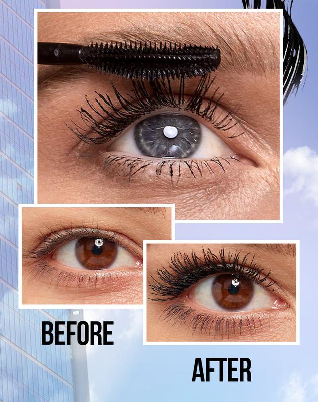 MLSMILE 2-color mascara, thickening, lengthening, curling, smudge-proof and waterproof, suitable for creating length and volume, vegan, no animal testing, holiday gift for women.