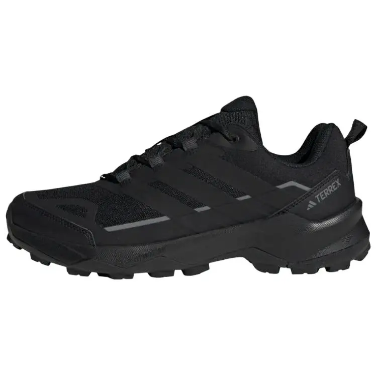 Adidas Terrex Skychaser Abrasion Resistant Support Low Top Mountaineering Hiking Shoes Men's Black Stylish Comfortable JQ2215