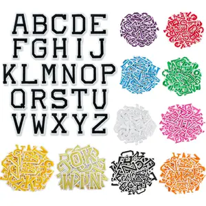 A-Z Letter Pattern Embroidery Patch, 26/36pcs Ironing Patches, DIY Embroidery Accessories for Clothes, Jacket, Hat, Book, Backpack