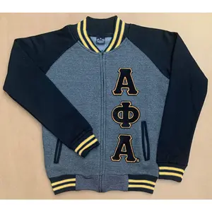 Dark Grey Alpha Phi Alpha Varsity Fleece