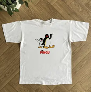 Excellent 2006 Japanese Pingu T-Shirt, Meme Funny Animal Tee, Gifts Shirt, Unisex Vintage Graphic Tees Gothic Grunge Y2k Emo Scene Amity Affliction Style Clothes Men Women Streetwear