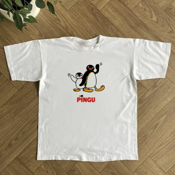 Excellent 2006 Japanese Pingu T-Shirt, Meme Funny Animal Tee, Gifts Shirt, Unisex Vintage Graphic Tees Gothic Grunge Y2k Emo Scene Amity Affliction Style Clothes Men Women Streetwear