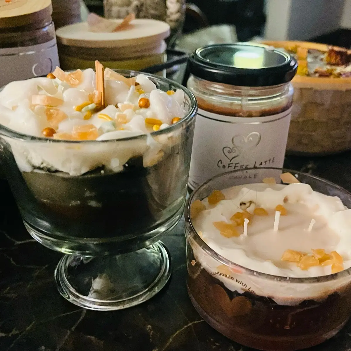 Coffee Latte Candles