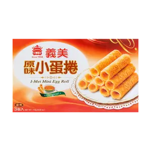 IMEI Taiwan Original Flavor Mini Egg Rolls 3-Pack (114g) - Crispy Taiwanese Snack