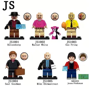 Breaking Bad Collectible Figures Series - Complete Character Building Block Set: High-Quality Minifigures