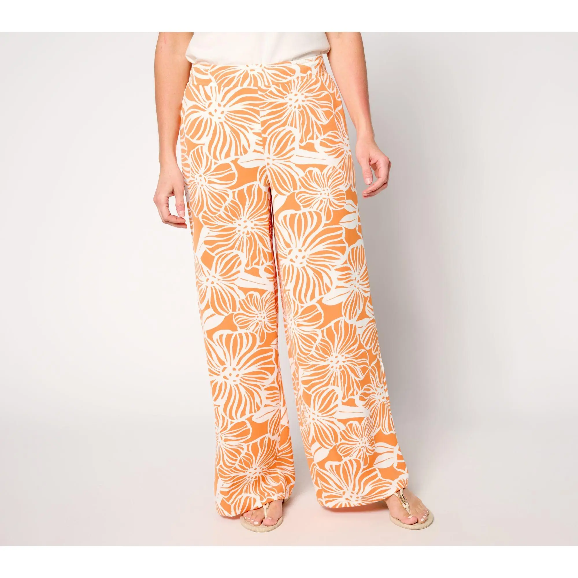 BEAUTIFUL by Lawrence Zarian The Milena Regular Pull-On Wide Leg Pant