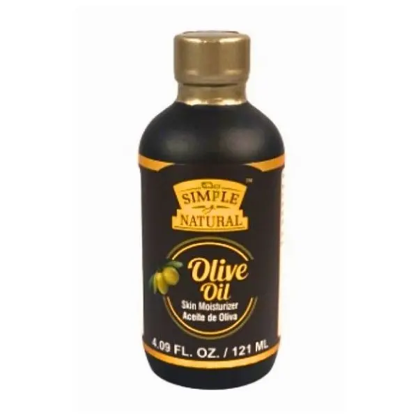Simple y Natural Olive Oil / Aceite de Olivo para Piel, Cabello y Masajes (4.09oz / 121ml)