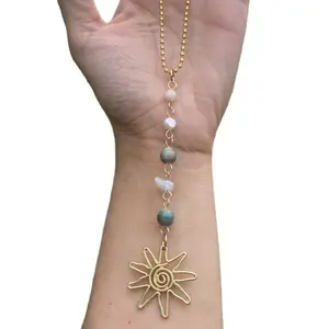 Sunken Meadow Car Charm - Boho Cute Car Accessory - Unique Handmade Gifts